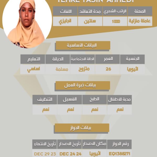 شغالة اثيوبيه